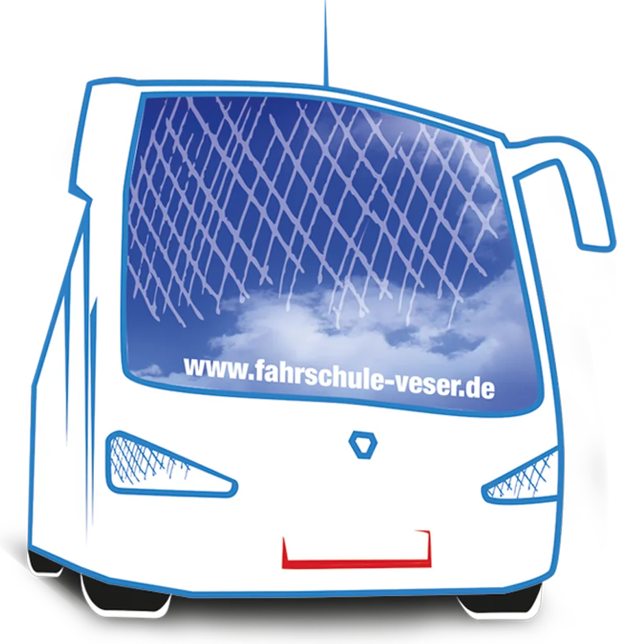 Fahrschul-Bus der Fahrschule-Veser